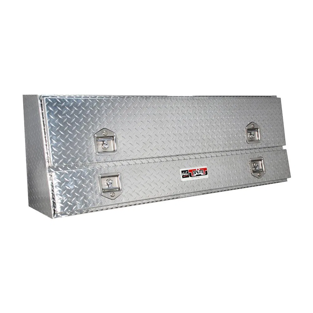 80-TBS200-90D – WESTIN Tool Box, TopSider 2 Flip Up Top Doors/ Drop Down Bottom Door Diamond Tread Polished Aluminum ...
